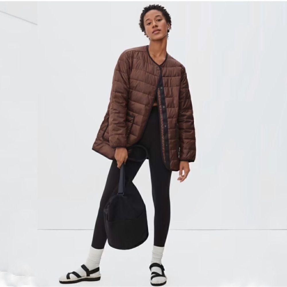 Everlane‎ NIB The Renew Black Shearling-Lined Teddy Sport Sandal